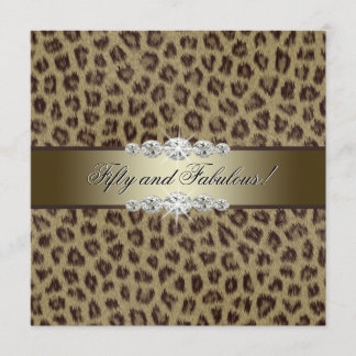 Invitation Gold Leopard 50e anniversaire