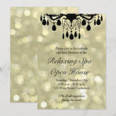 Invitation Gold Lights Open House (Devant / Derrière)