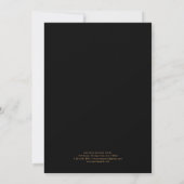 Invitation Gold Logo Minimalist Entreprise Business Event Par (Dos)