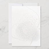 Invitation Gold Luxury Verdure Floral Chic Elégant Mariage (Dos)