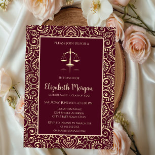 Invitation Gold Mandala Law School Bourgogne