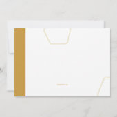 Invitation Gold Marker Photo Graduation (Dos)