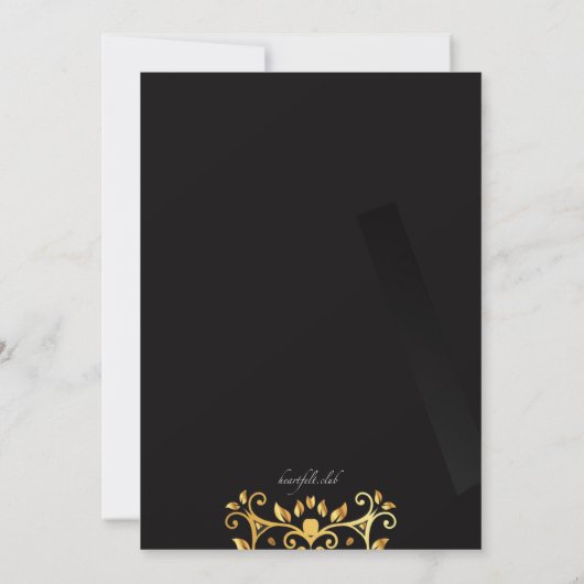 Invitation Gold Marquee (Dos)
