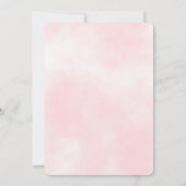 Invitation Gold Mason Jar String éclats Baby shower rose (Dos)