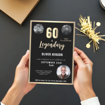 Gold Metallic Surprise 3 Photo 60e anniversaire