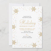 Invitation Gold Modern Corporate Dîner (Devant)