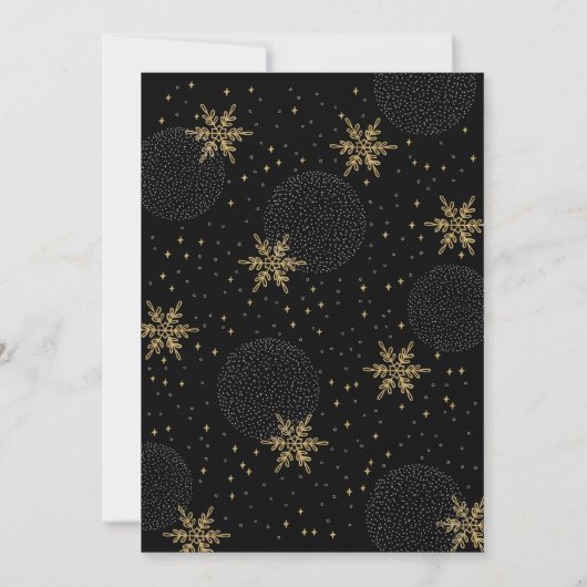 Invitation Gold Modern Corporate Dîner (Dos)