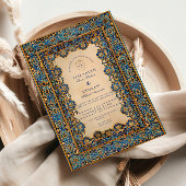Invitation Gold Mosaic Islamic Wedding