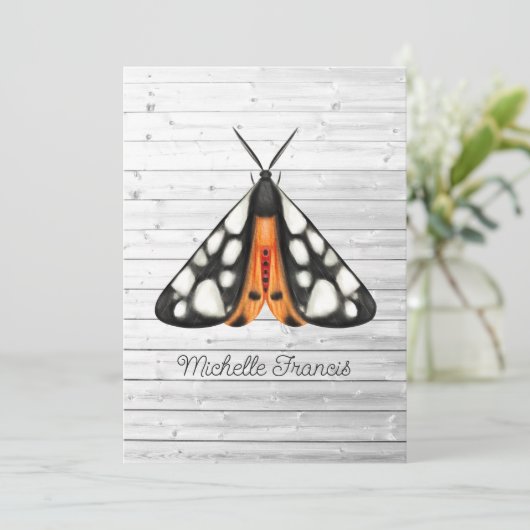 Invitation Gold Moths (Debout devant)