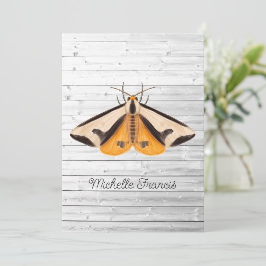 Invitation Gold Moths (Debout devant)