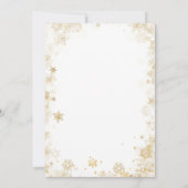 Invitation Gold Noël Ornament Floral Vin Bridal Brunch (Dos)