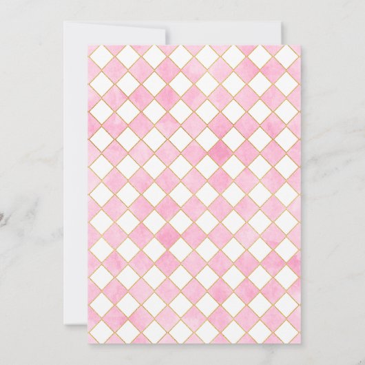 Invitation Gold Number Nutcracker Land of Sweets 2e anniversa (Dos)