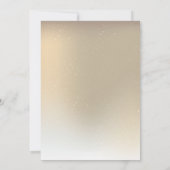 Invitation Gold ombre affaires vacances d'entreprise (Dos)