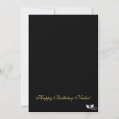Invitation Gold on Black Sweet Sixteen Invite-Customize. (Dos)