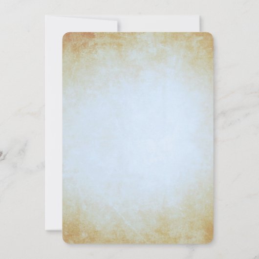 Invitation Gold Paper Holiday Thème Formel Mariage (Dos)