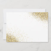 Invitation Gold Parties scintillant 50 Et Fabuleuse Invitatio (Dos)