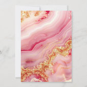 Invitation Gold Parties scintillant Bachelorette Bingo Party  (Dos)