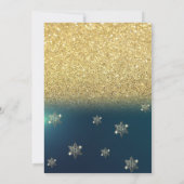 Invitation Gold Parties scintillant, Christmas Balls Green Co (Dos)