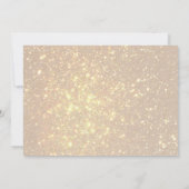 Invitation Gold Parties scintillant Glam Black Enregistrer la (Dos)