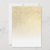 Invitation Gold Parties scintillant Neige Manger Boire Soit J (Dos)