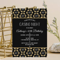 Gold Parties scintillant Poker Chip Casino Soirée