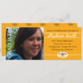 Invitation Gold Party 2012 pour les finissants (Devant / Derrière)