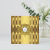 Invitation Gold Pearl All Occasion Party (Debout devant)