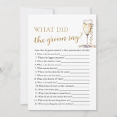 Invitation Gold Pearls & Prosecco Qu'Est-Ce Que La Salle A Di (Devant)