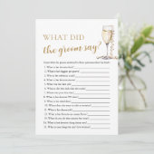 Invitation Gold Pearls & Prosecco Qu'Est-Ce Que La Salle A Di (Debout devant)