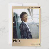 Invitation Gold Photo Doctorat (Devant)