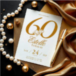 Invitation Gold Photo Save The Date 60th Birthday<br><div class="desc">🎁 Créez une invitation numérique unique pour votre fête de 60 ans avec notre modèle d'invitation Save the Date! 🎁 Éditez en ligne,  téléchargez et partagez instantanément! Aujourd'hui! Parfait pour les smartphones,  les e-mails,  les SMS ou les médias sociaux. 🎁 ou envoyer une version imprimée 5 le 7 2054</div>