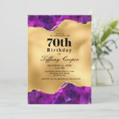 Invitation Gold Purple 70e anniversaire (Debout devant)
