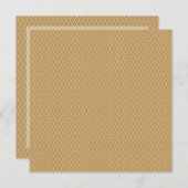 Invitation Gold Quatrefoil Anniversaire (Devant / Derrière)