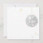 Invitation Gold Red Silver Winter Retirement Party (Dos)