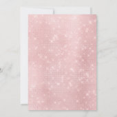 Invitation Gold rose - Blush Pink Hen's Party (Dos)