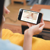 Invitation Gold Script Graduation Photo Elegant Personnalisé