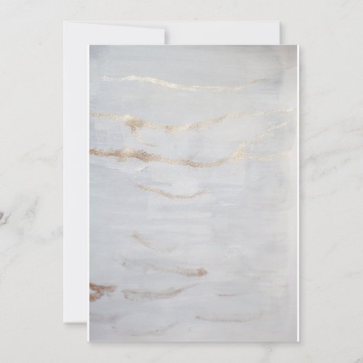 Invitation Gold Script Watercolor (Dos)