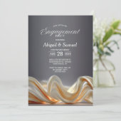 Invitation Gold Soie (Debout devant)