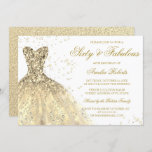 Invitation Gold Sparkle Dress Fabulous 60th Birthday Party<br><div class="desc">Gold Sparkle Dress Fabulous 60th Birthday Party InvitationPlus d'options de couleurs dans le Little Bayleigh Store!</div>