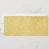 Invitation Gold Sports Thème Bar Mitzvah Design (Dos)