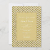 INVITATION GOLD SPOT ÉLÉGANT MARIAGE (Devant)