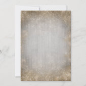 Invitation Gold Starfish Tropical Beach Lights Graduation (Dos)