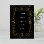 Invitation Gold Starry Night Foil (Debout devant)