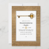Invitation Gold Steampunk House (Devant)