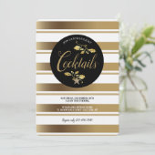 Invitation Gold Stripes (Debout devant)