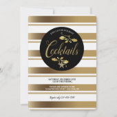 Invitation Gold Stripes (Devant)