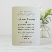 Invitation Gold Sunrise (Debout devant)