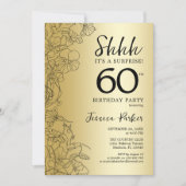 Invitation Gold Surprise 60e anniversaire (Devant)