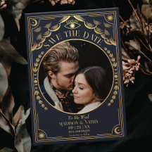 Gold Tarot Mariage gothique Photo Enregistrer la d