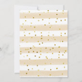 Invitation Gold Teddy Bear Balloon de sexe Revevela Party (Dos)